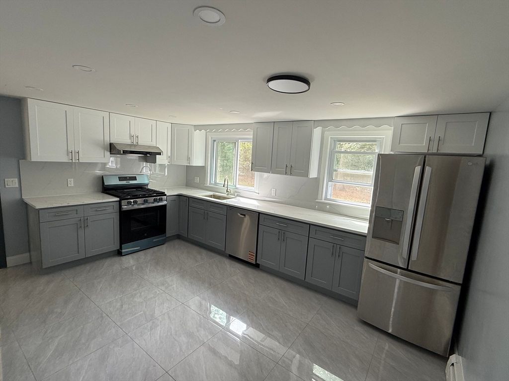 Interior, Kitchen, Recessed Lighting, Stainless Steel Appliances
