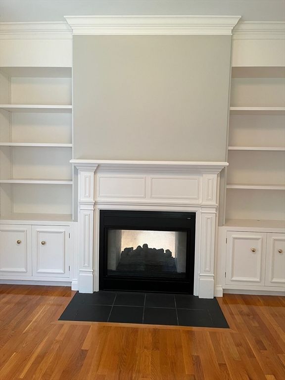 Fireplace, Interior, Wood Texture Flooring