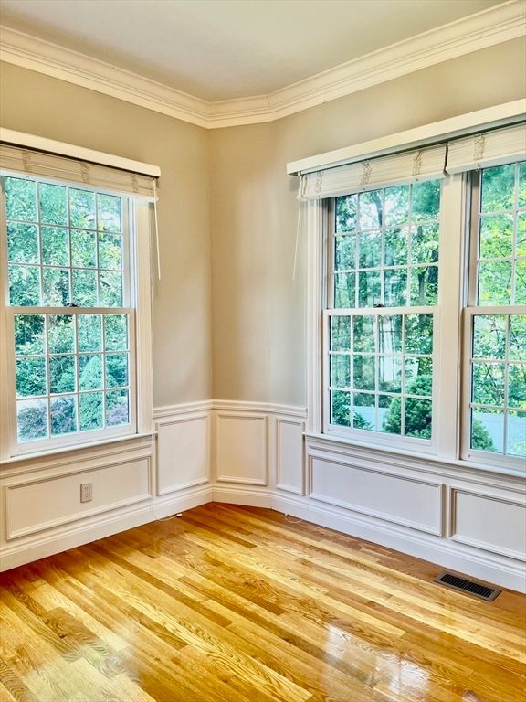 Empty room, Interior, Wood Texture Flooring