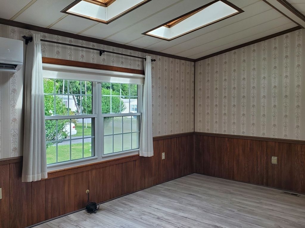 Empty room, Interior, Wood Texture Flooring, Wooden Walls