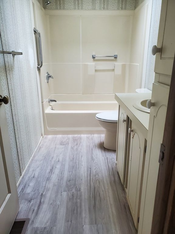 Bathroom, Interior, Wood Texture Flooring