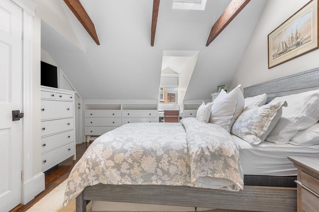 Bedroom, Interior, Wooden Beams, Wood Texture Flooring