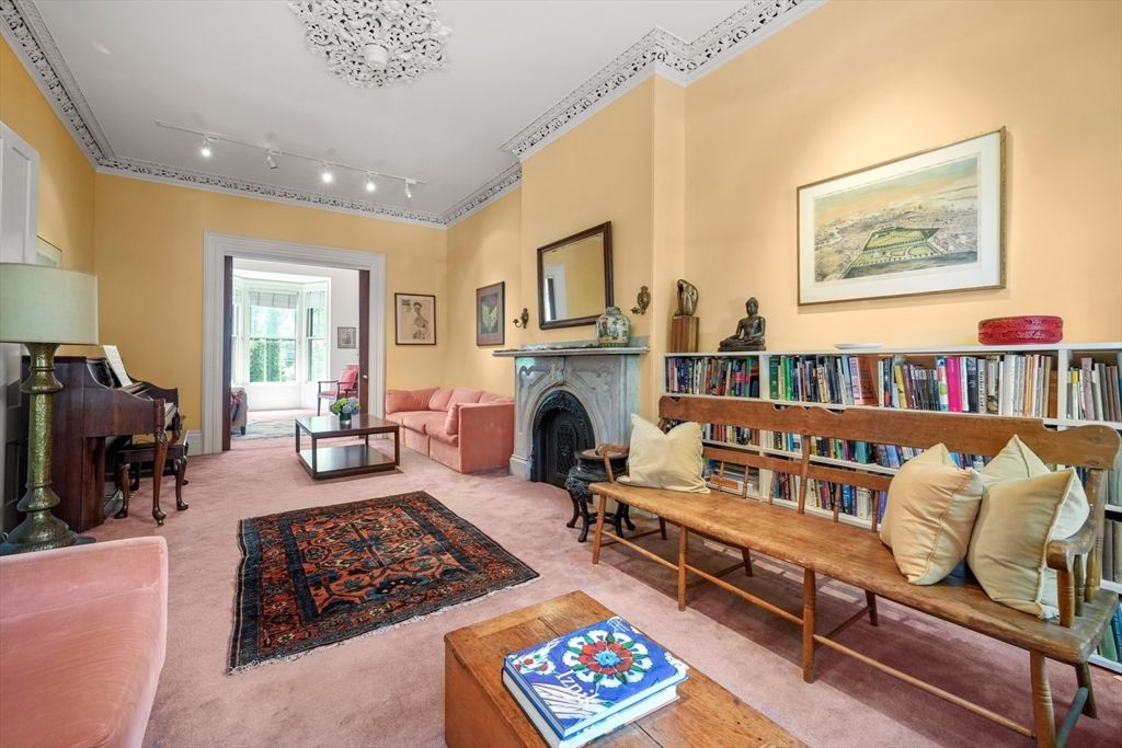 Fireplace, Interior, Living room, Piano