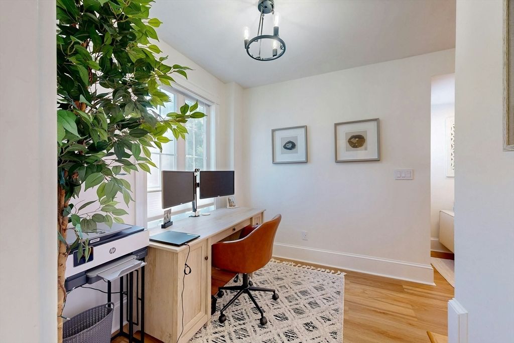 Home Office, Interior, Wood Texture Flooring