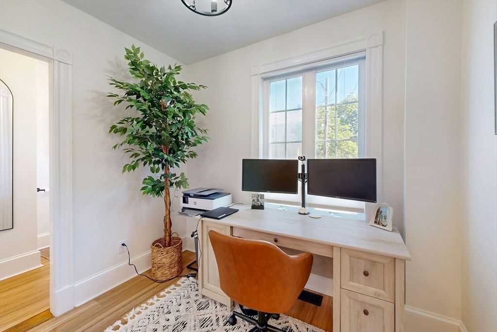 Home Office, Interior, Wood Texture Flooring