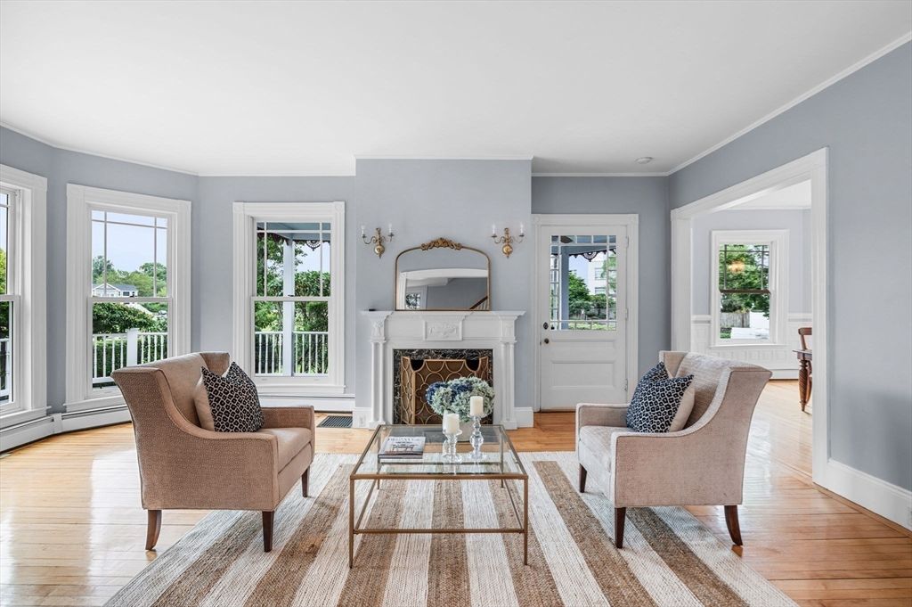 Fireplace, Interior, Living room, Wood Texture Flooring