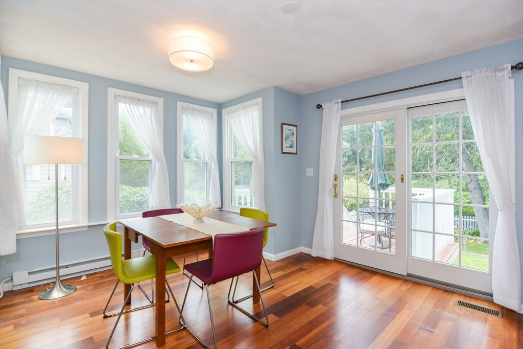 Dining room, Interior, Wood Texture Flooring