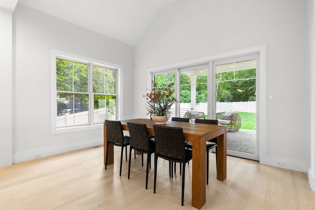 Dining room, Interior, Wood Texture Flooring
