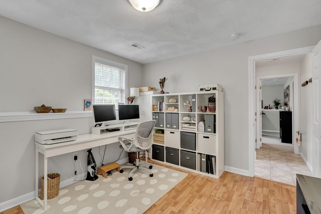 Home Office, Interior, Wood Texture Flooring