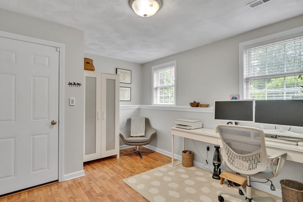 Home Office, Interior, Wood Texture Flooring