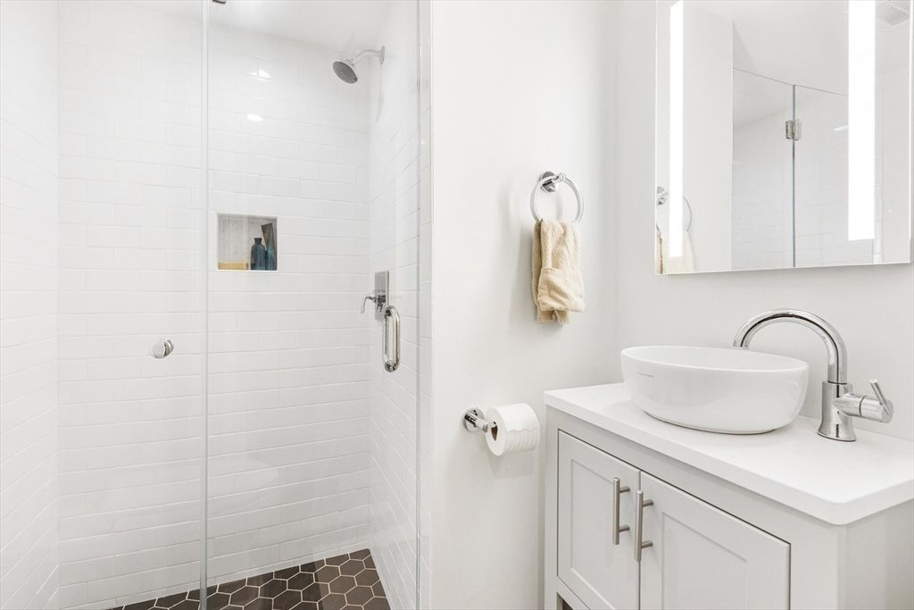 Bathroom, Glass Shower, Interior