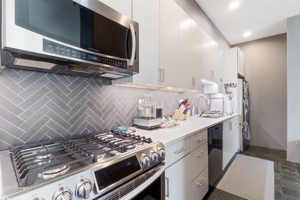Interior, Kitchen, Recessed Lighting, Stainless Steel Appliances