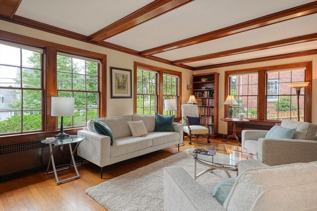 Interior, Living room, Wooden Beams, Wood Texture Flooring