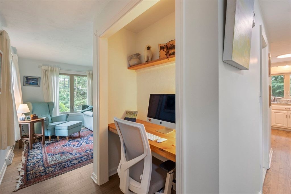Home Office, Interior, Wood Texture Flooring
