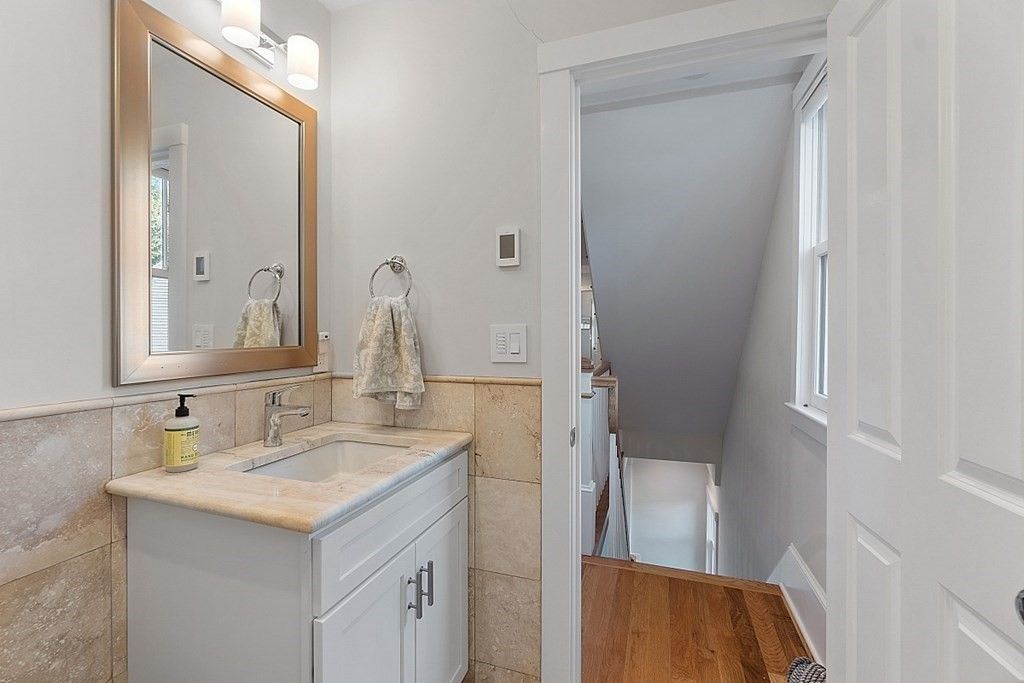 Bathroom, Interior, Wood Texture Flooring