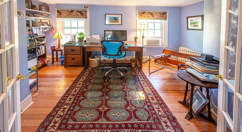 Home Office, Interior, Wood Texture Flooring