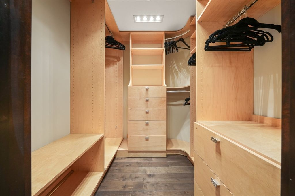 Interior, Recessed Lighting, Walk-in Closets, Wood Texture Flooring