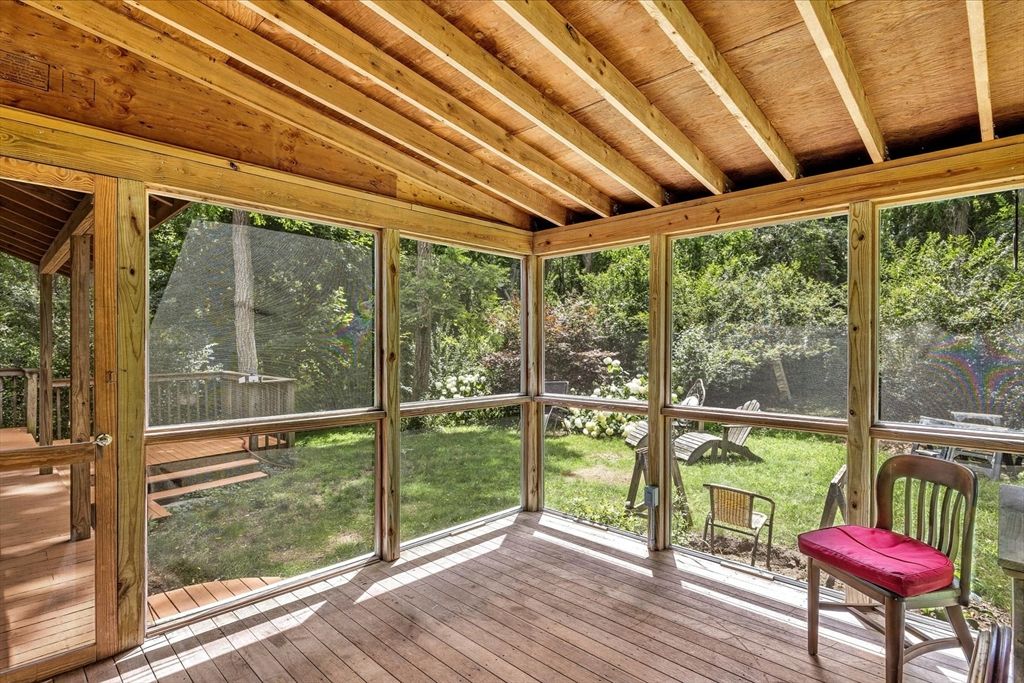 Interior, Sun Room, Wooden Beams, Wooden Ceilings, Wood Texture Flooring