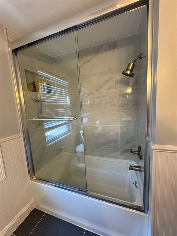 Bathroom, Glass Shower, Interior, Marble Walls