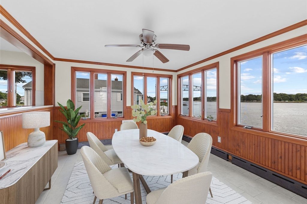 Dining room, Interior, Water