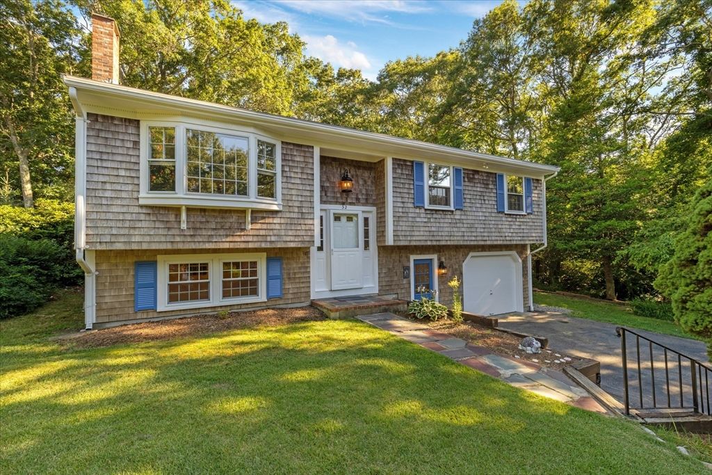 Attached, Backyard, Exterior, Facade, Raised Ranch