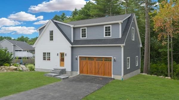 Attached, Backyard, Exterior, Facade, Farmhouse