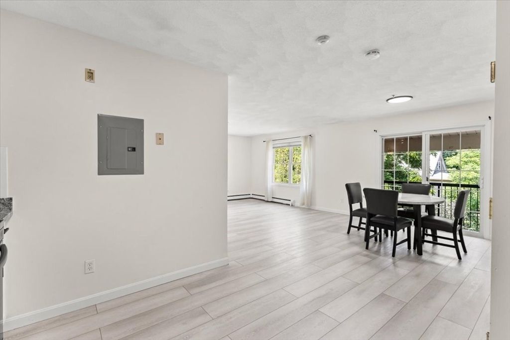 Dining room, Interior, Wood Texture Flooring