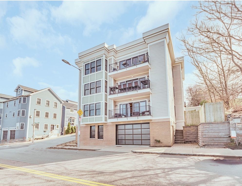 Attached, Exterior, Facade, Condo Building
