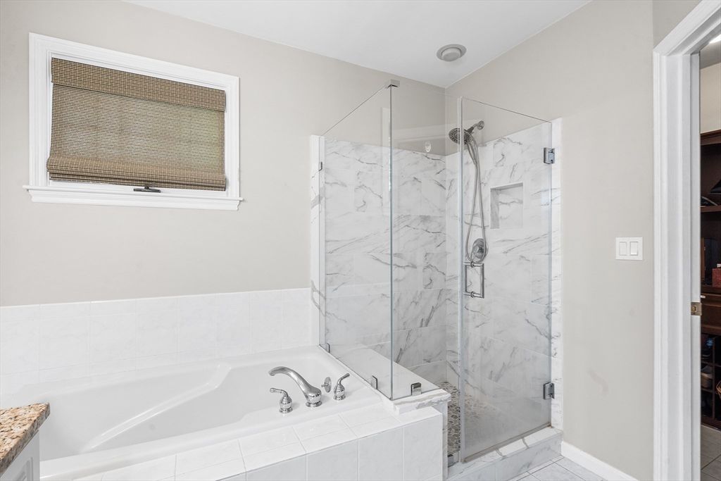 Bathroom, Glass Shower, Interior, Marble, Marble Walls