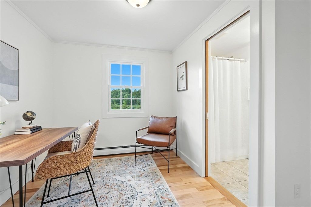 Home Office, Interior, Wood Texture Flooring