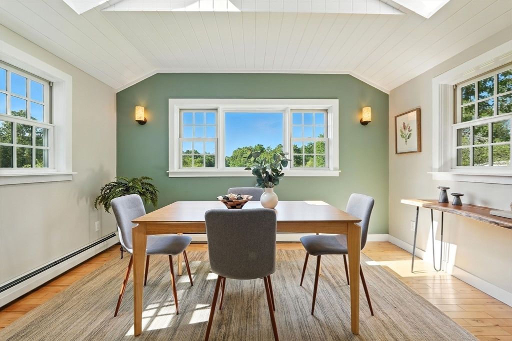 Dining room, Interior, Wood Texture Flooring