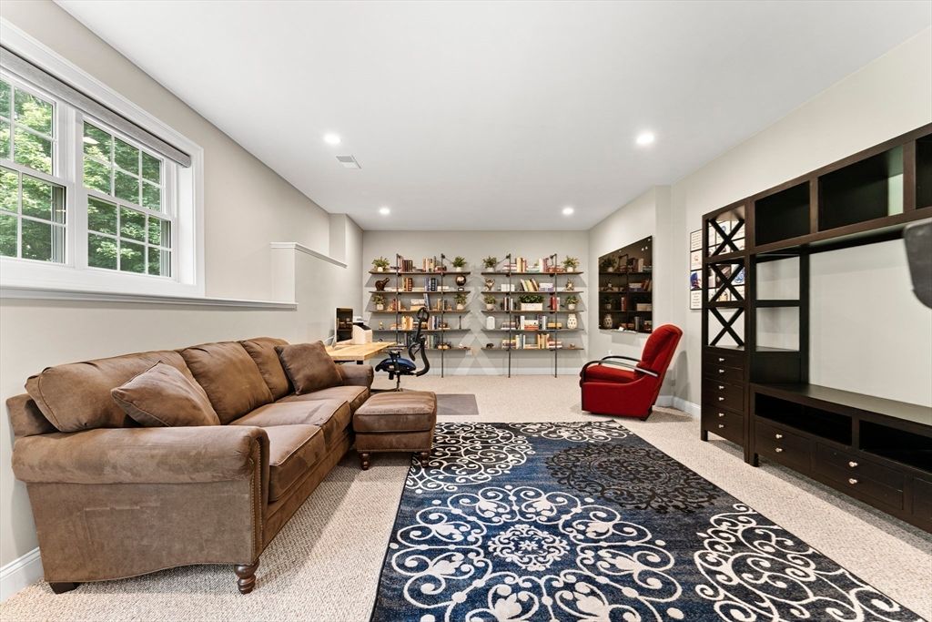 Interior, Living room, Recessed Lighting