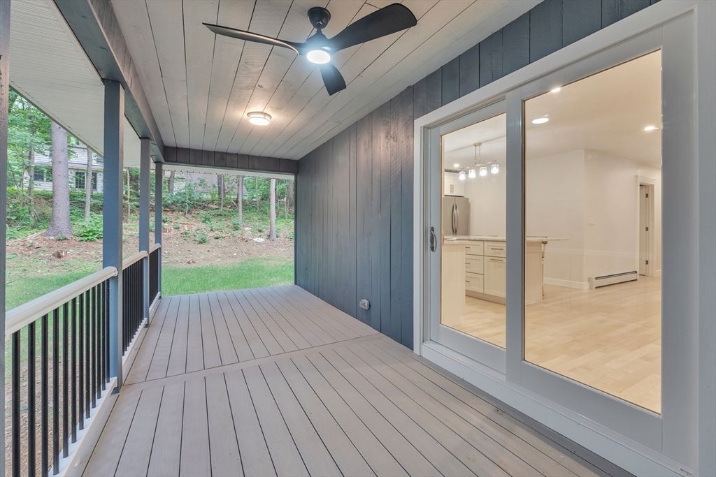 Interior, Recessed Lighting, Wood Texture Flooring, Wooden Walls