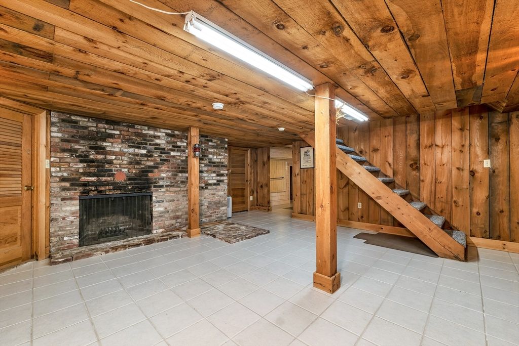 Fireplace, Interior, Wooden Ceilings, Wooden Walls