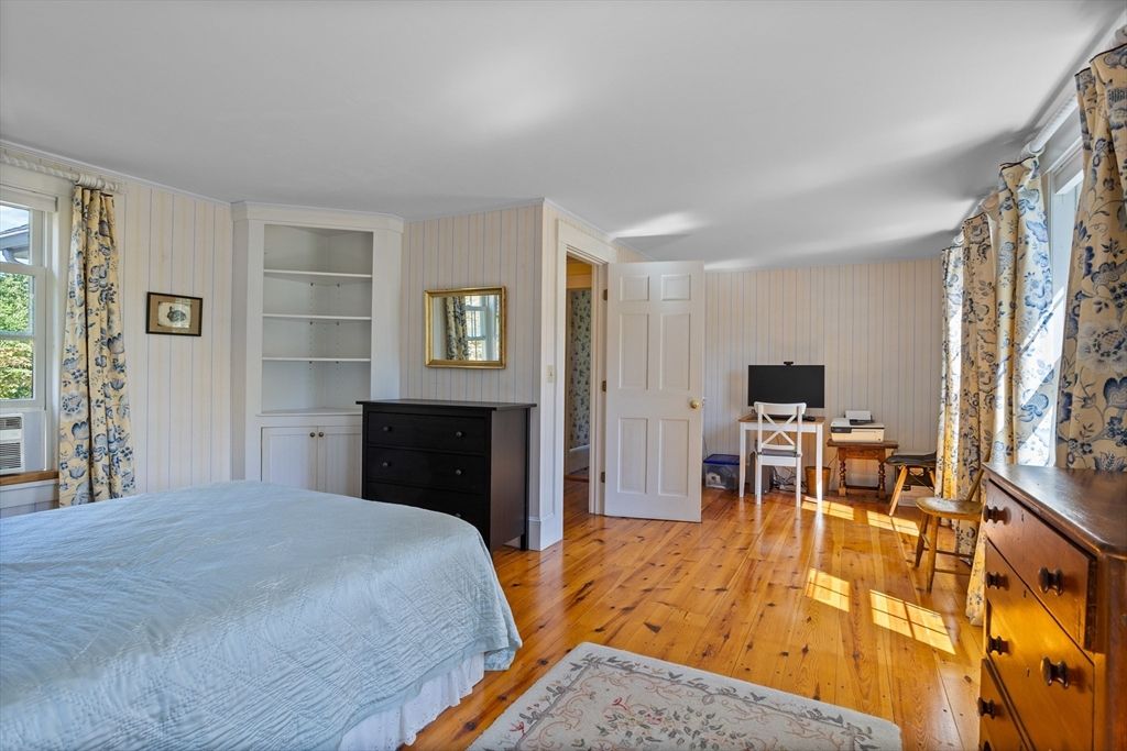 Bedroom, Home Office, Interior, Wood Texture Flooring