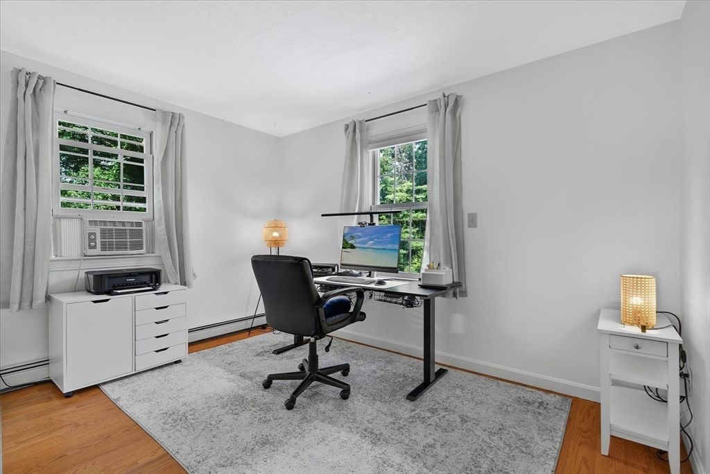 Home Office, Interior, Wood Texture Flooring