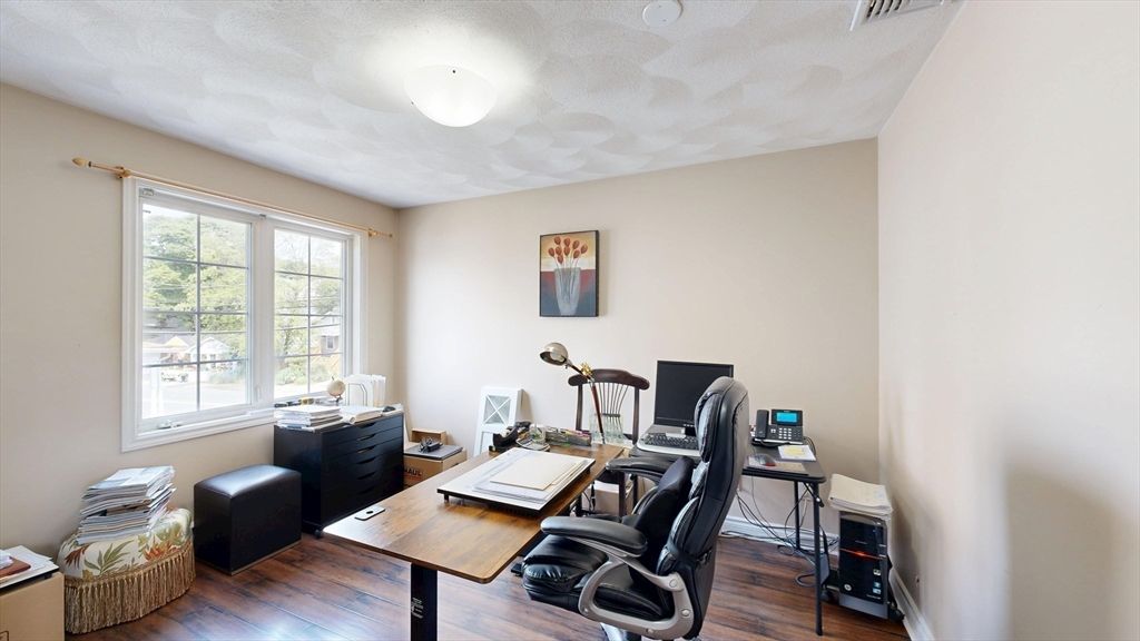 Home Office, Interior, Wood Texture Flooring