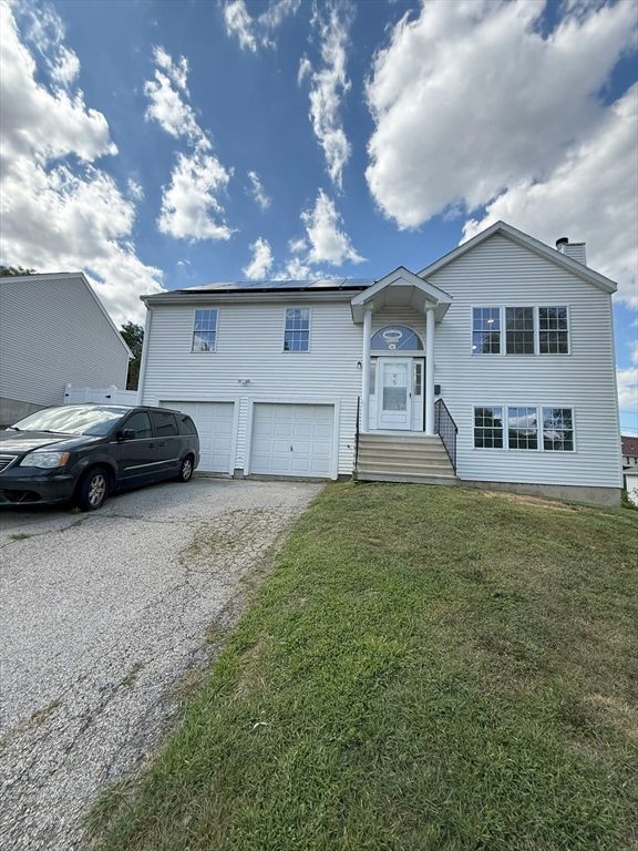 Attached, Exterior, Facade, Raised Ranch