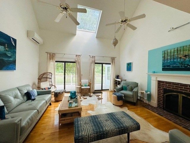 Fireplace, Interior, Living room, Wood Texture Flooring