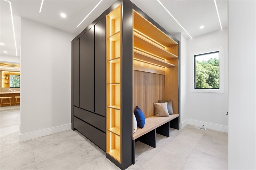 Interior, Marble, Recessed Lighting