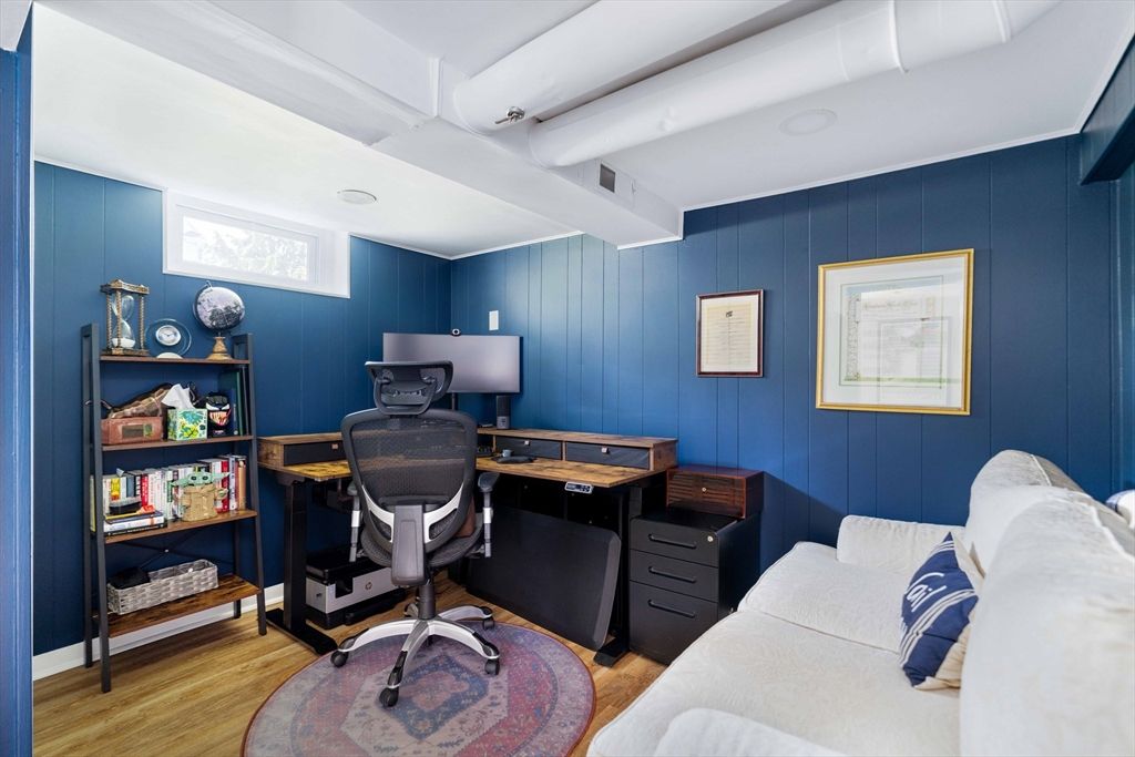 Home Office, Interior, Wood Texture Flooring