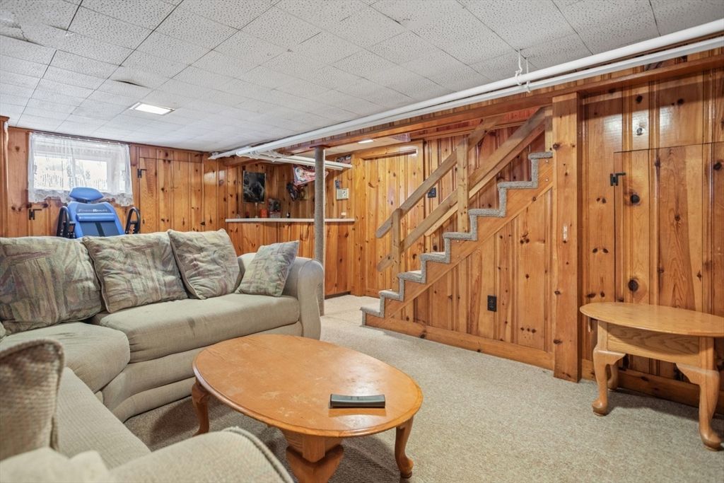 Interior, Living room, Wooden Walls