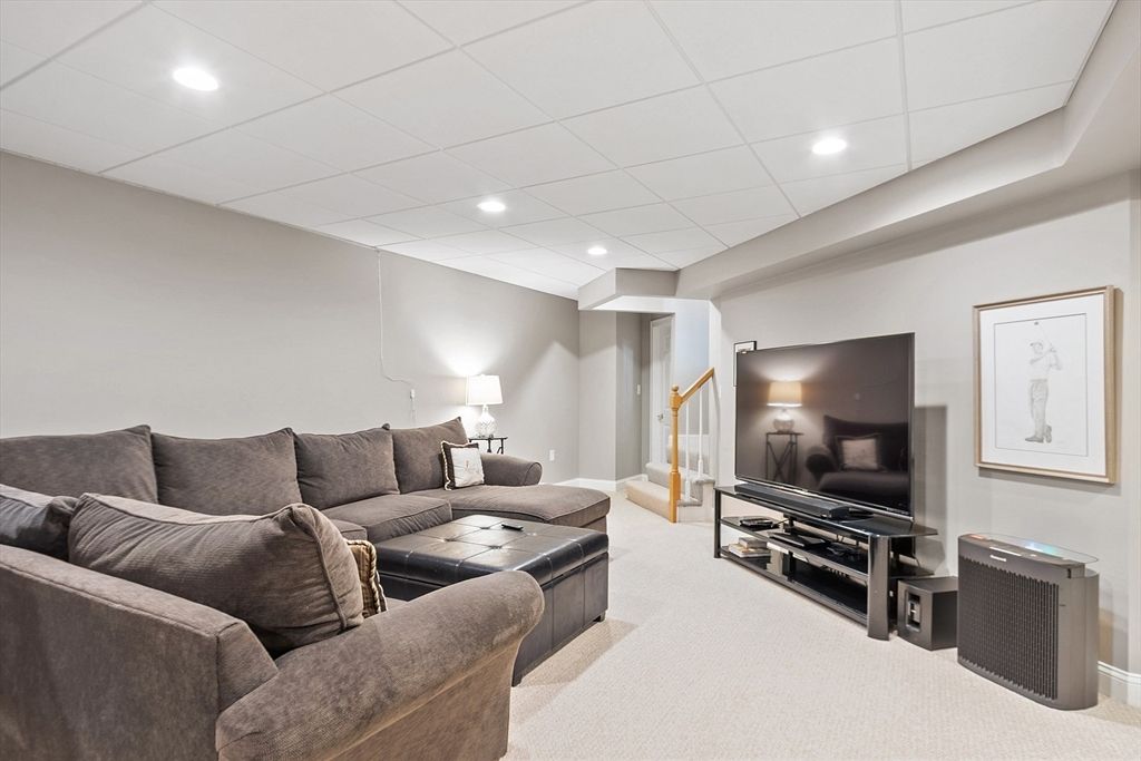 Interior, Living room, Recessed Lighting