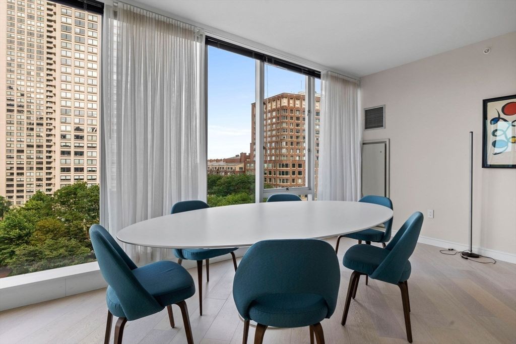 Dining room, Interior, Wood Texture Flooring