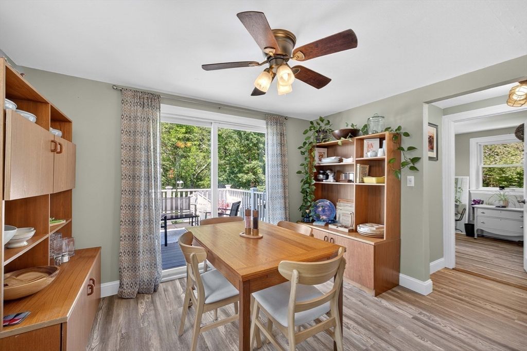 Dining room, Interior, Wood Texture Flooring