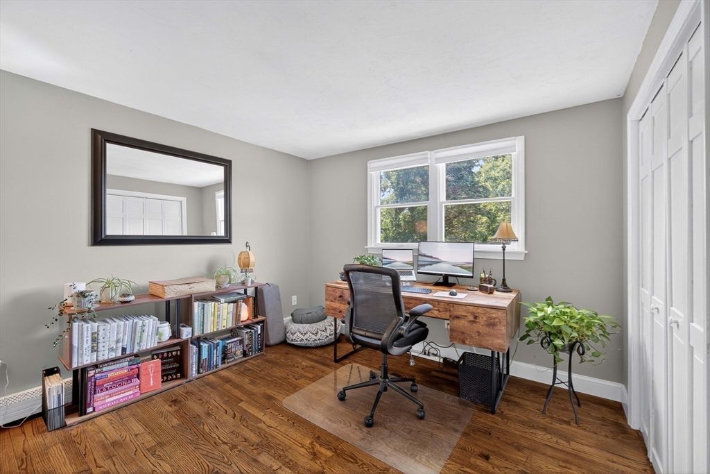 Home Office, Interior, Wood Texture Flooring