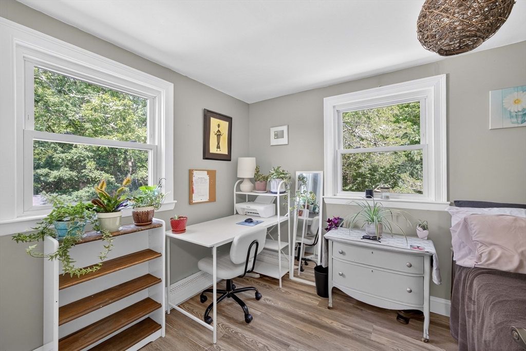 Home Office, Interior, Wood Texture Flooring