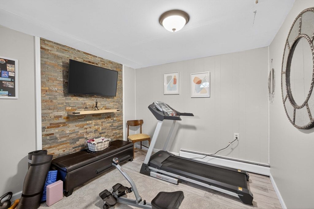 Fitness Equipment, Interior, Stone Walls