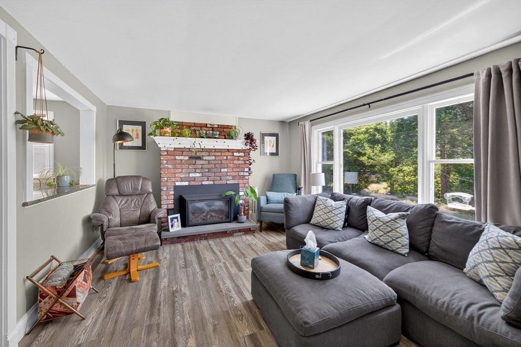 Fireplace, Interior, Living room, Wood Texture Flooring