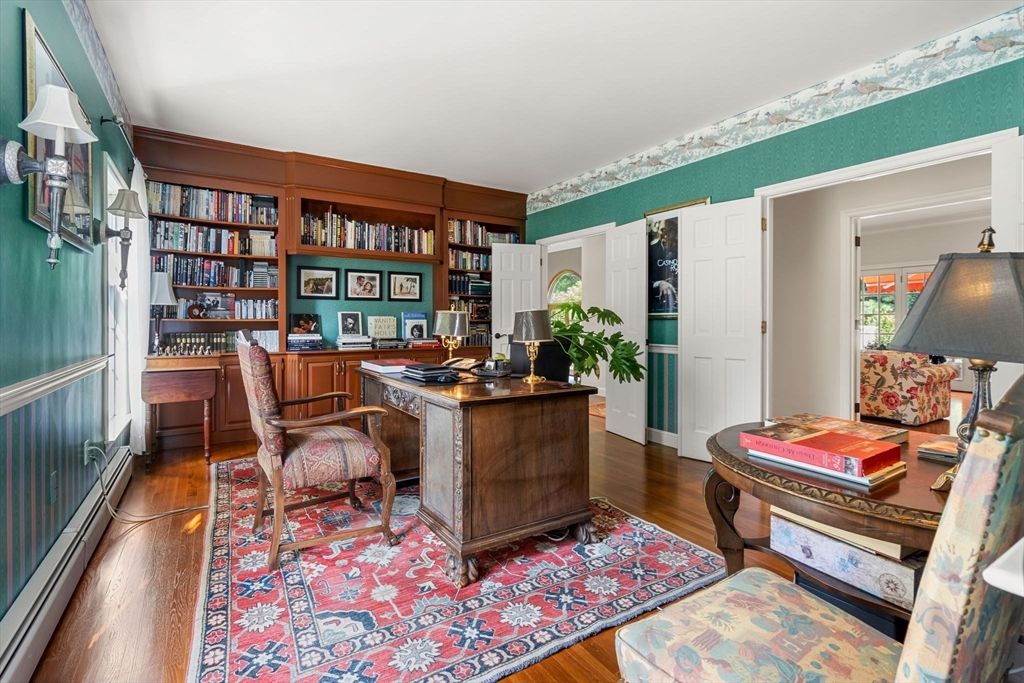 Home Office, Interior, Wood Texture Flooring